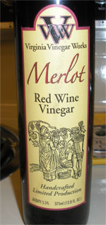 Virginia Wine Works makes great vinegar from Virginia wine