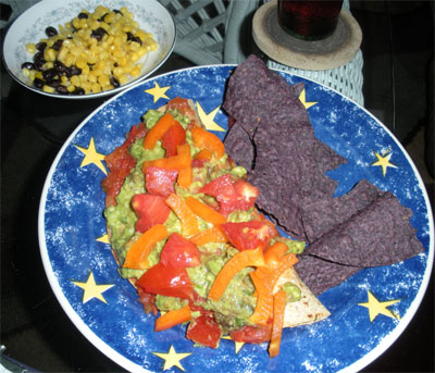 Black bean and carrot quesadillas