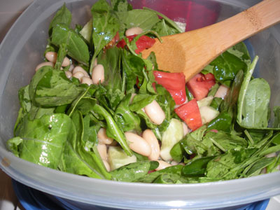 White Bean and Arugula Salad